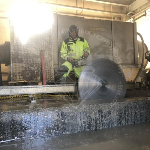 Безударный демонтаж ж/б фундамента 2